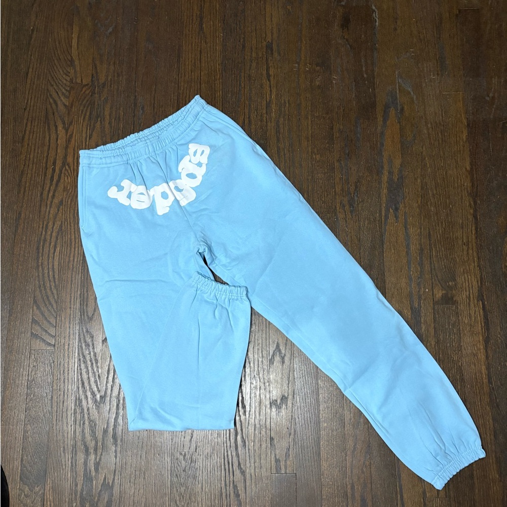 Blue Sp5der Joggers